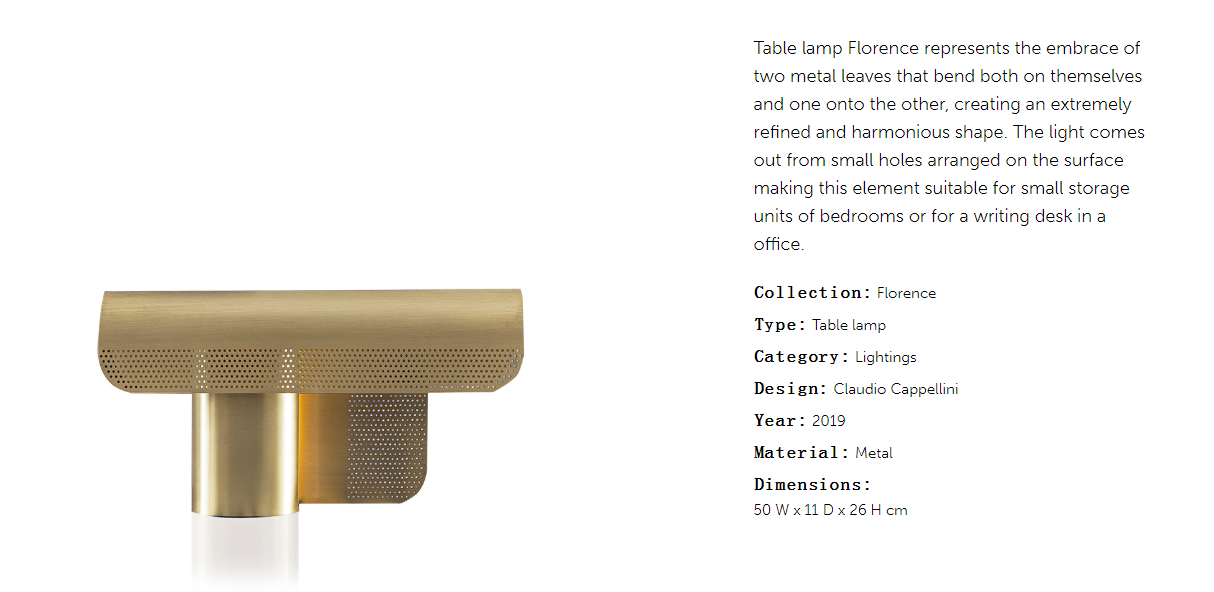 Cornelio Cappellini Florence Lighting