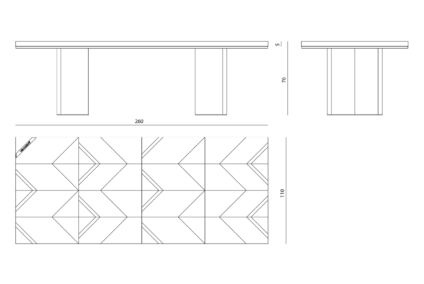 Visionnaire Temptation Dinning Table