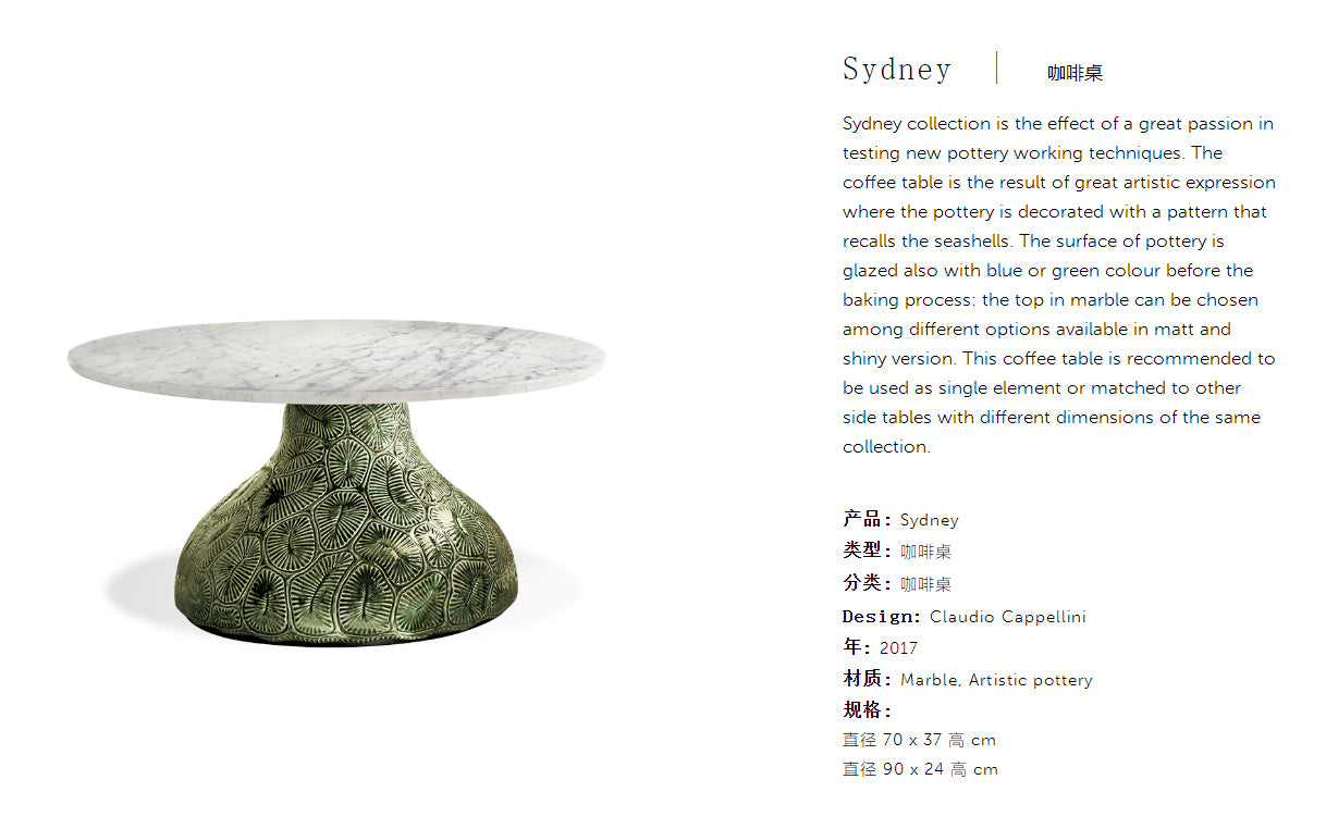 Cornelio Cappellini Sydney Coffee Table