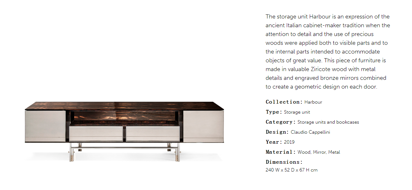 Cornelio Cappellini Harbour Sideboard