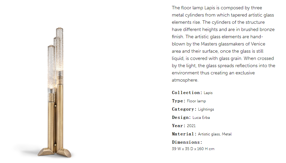 Cornelio Cappellini Lapis Lighting