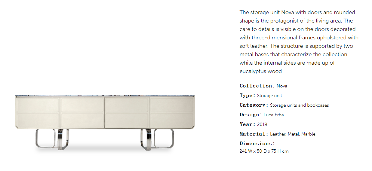 Cornelio Cappellini Nova Sideboard