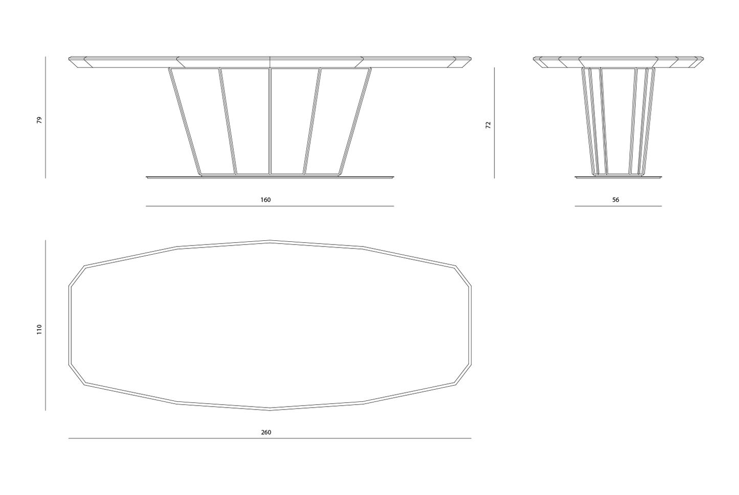 Visionnaire Ginsberg Dinning Table