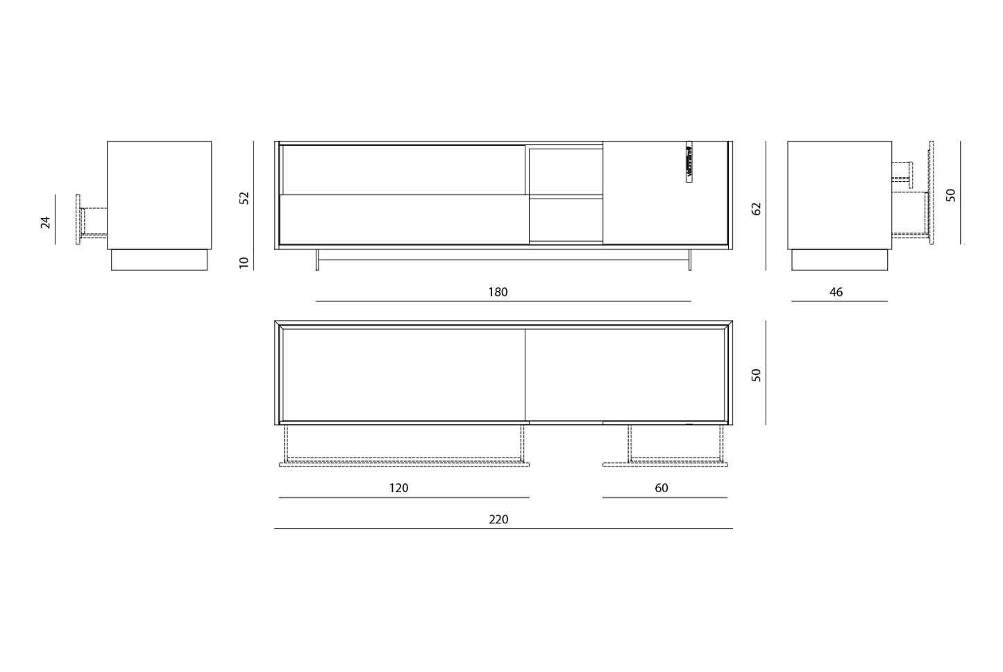 Visionnaire Horizon Tv Stand