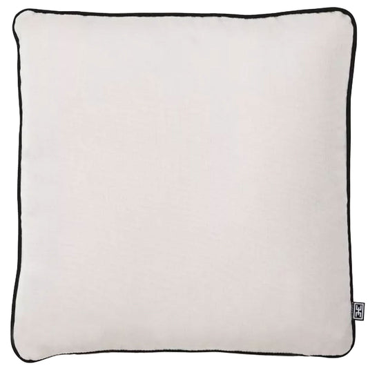 Universal Outdoor Back Cushion, Piped Ivory