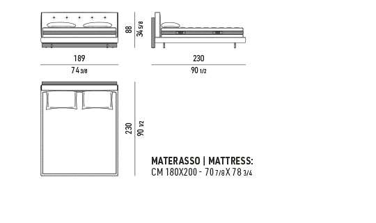 Minotti Brasilia Bed