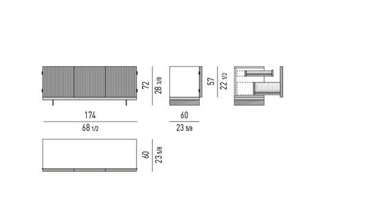 Minotti Aylon Sideboard