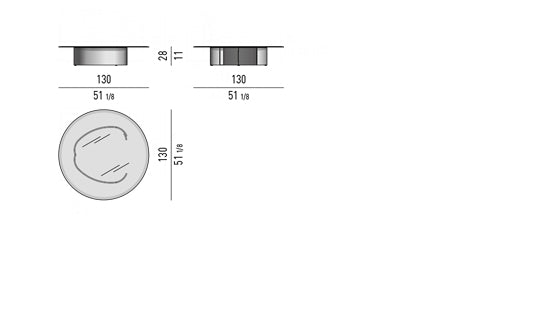 Minotti Bangle Coffee Table