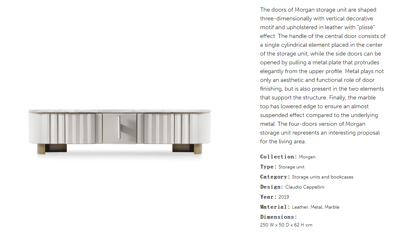 Cornelio Cappellini Morgan Sideboard