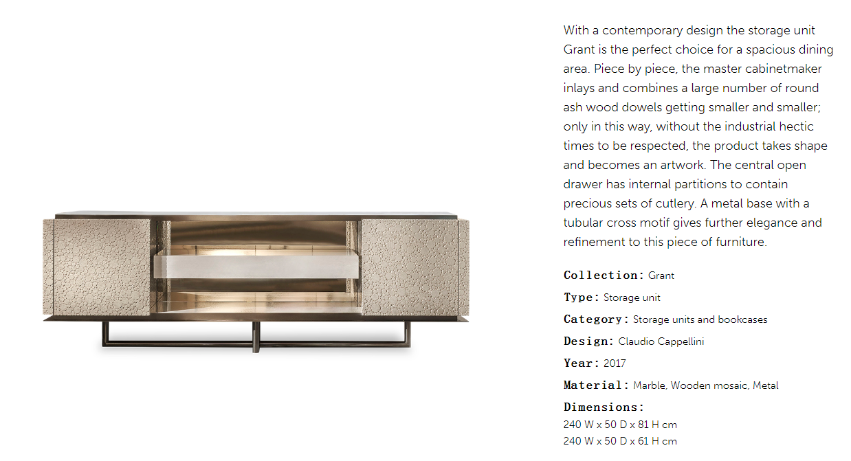 Cornelio Cappellini Grant Sideboard