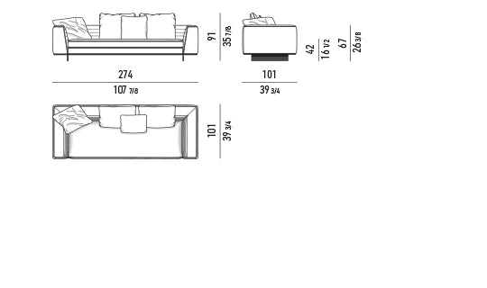 Minotti Roger sofa