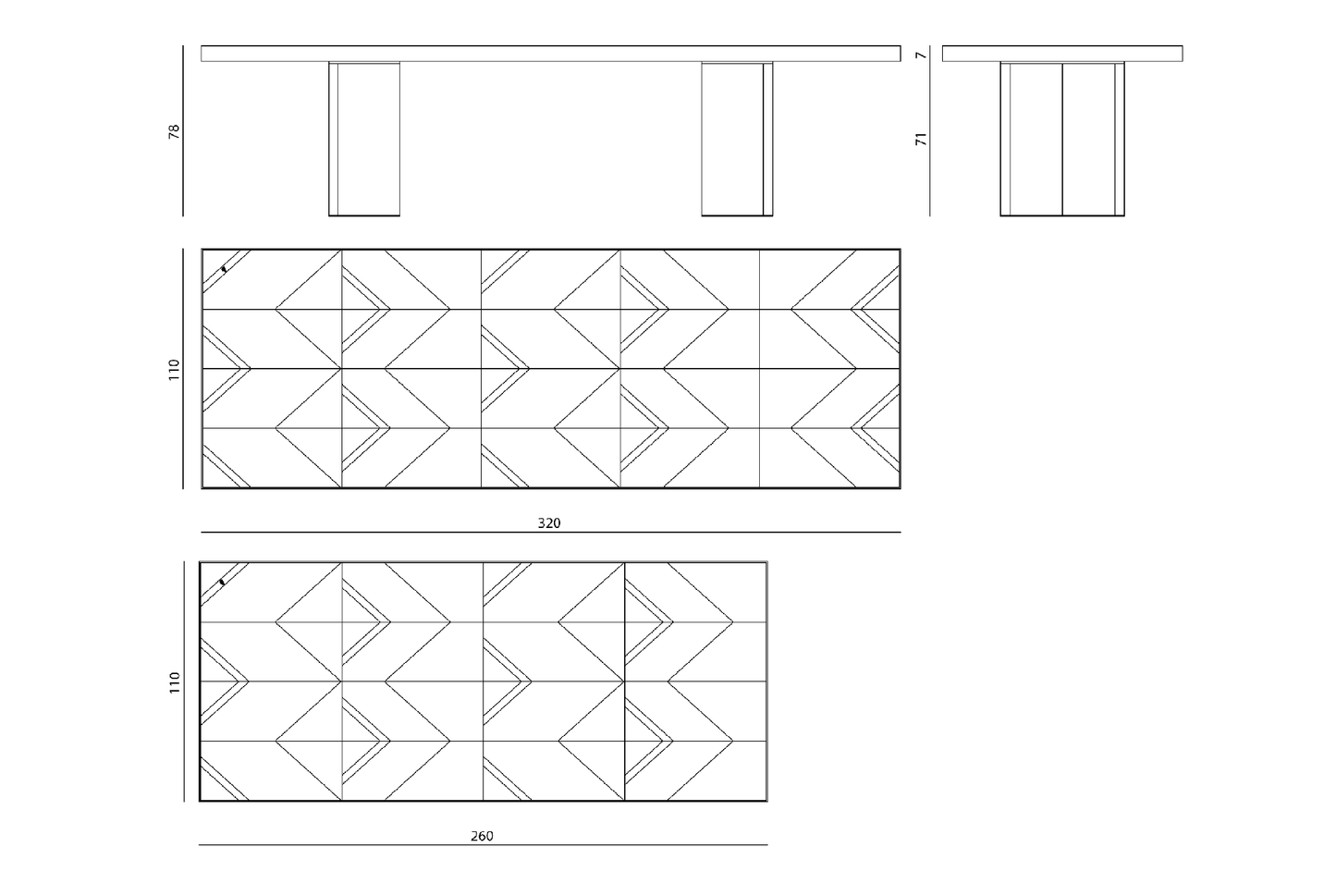 Visionnaire Revenge Dinning Table