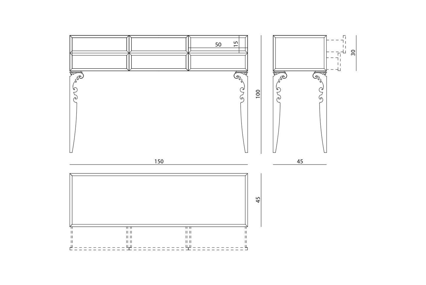 Vissionnaire Gretel Console Table