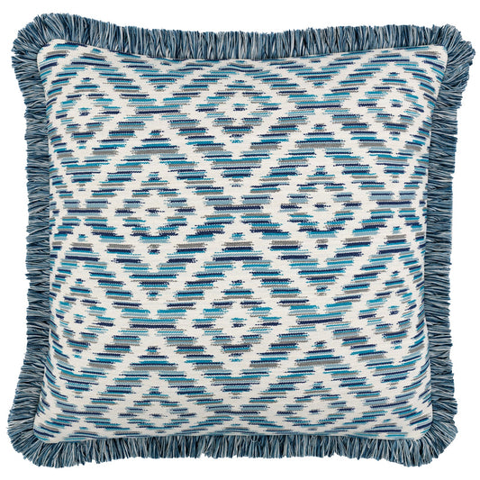 Estero Outdoor Cushion, Moroccan Blue