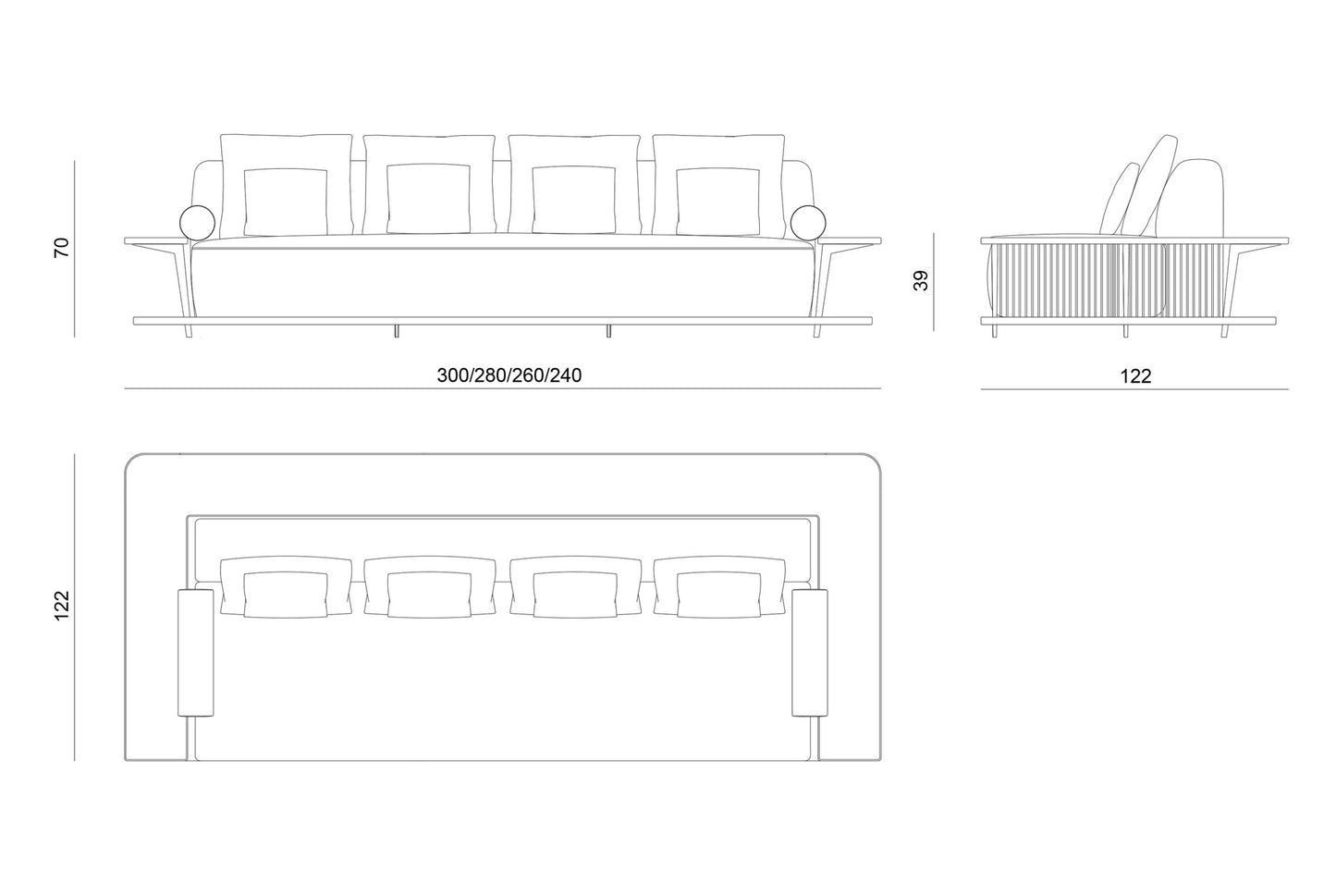 Visionnaire Wing Sofa