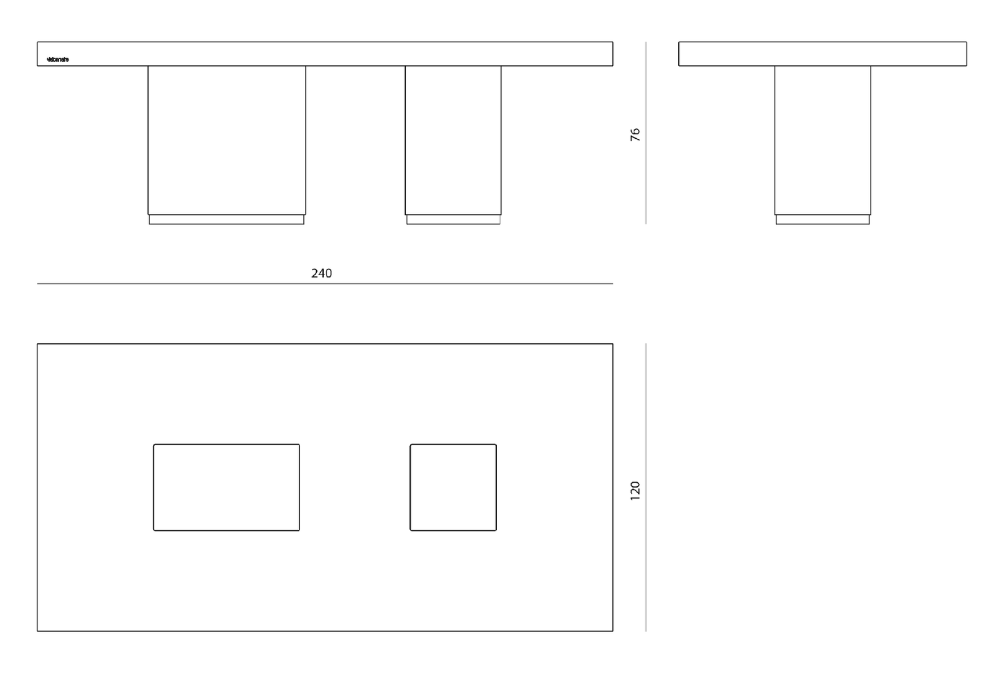 Visionnaire Marty Dinning Table