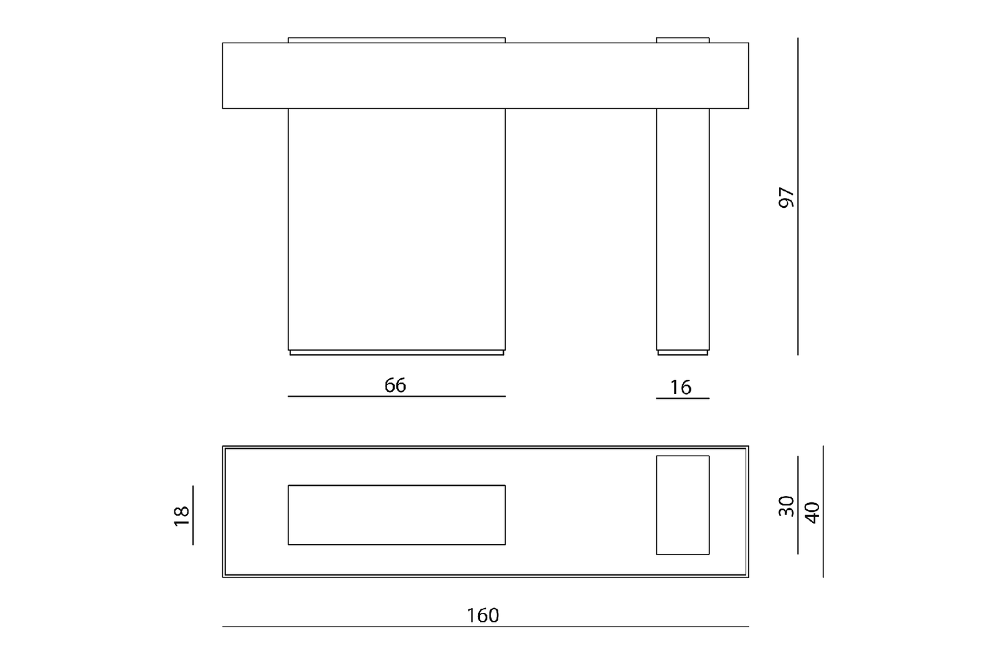 Vissionnaire Console Table Marty