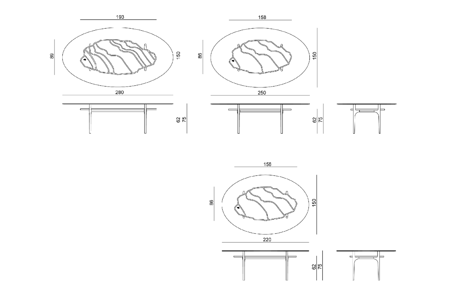 Visionnaire Arkady Dinning Table