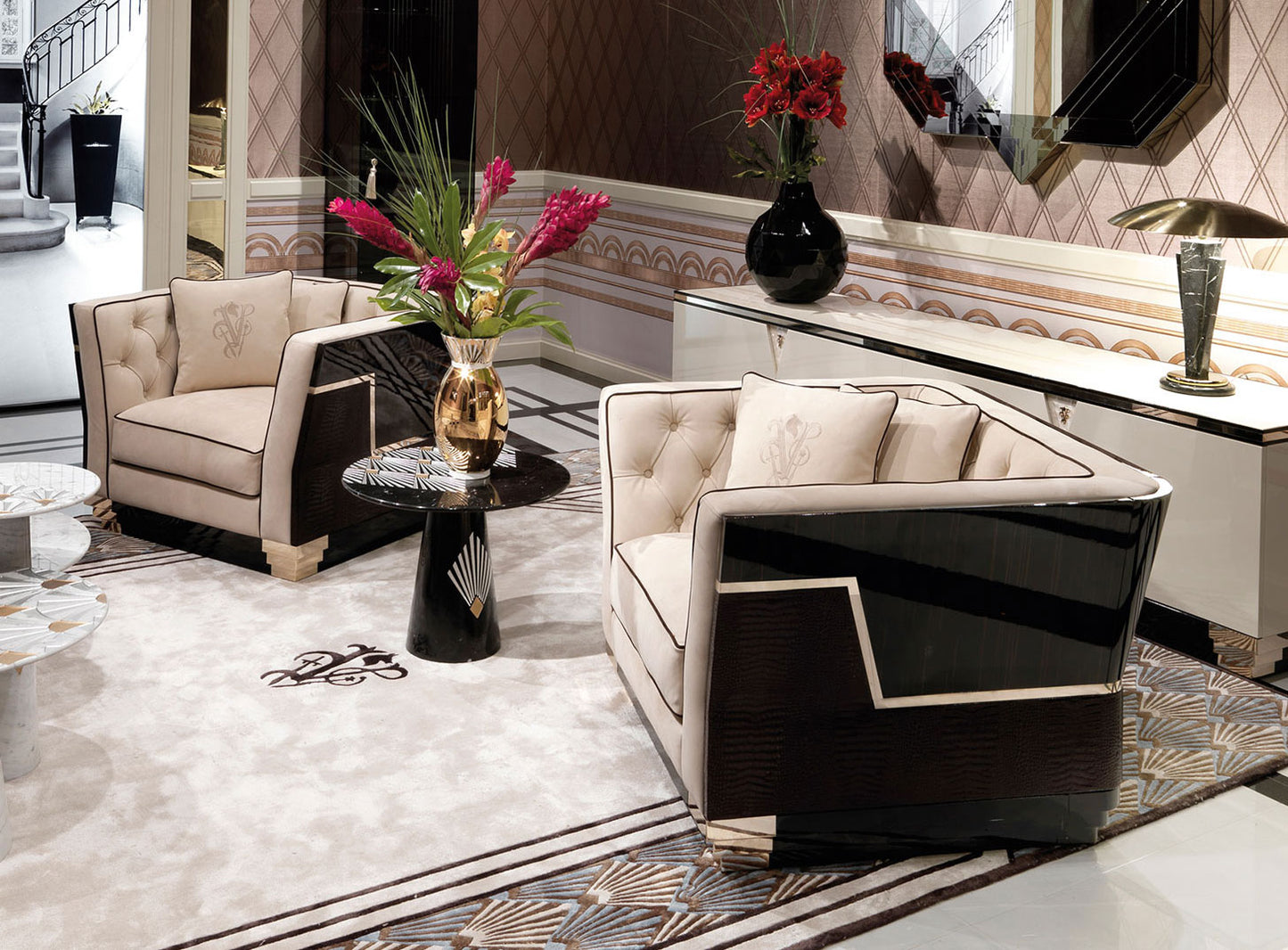 Visionnaire Berry Capitonné Armchairs