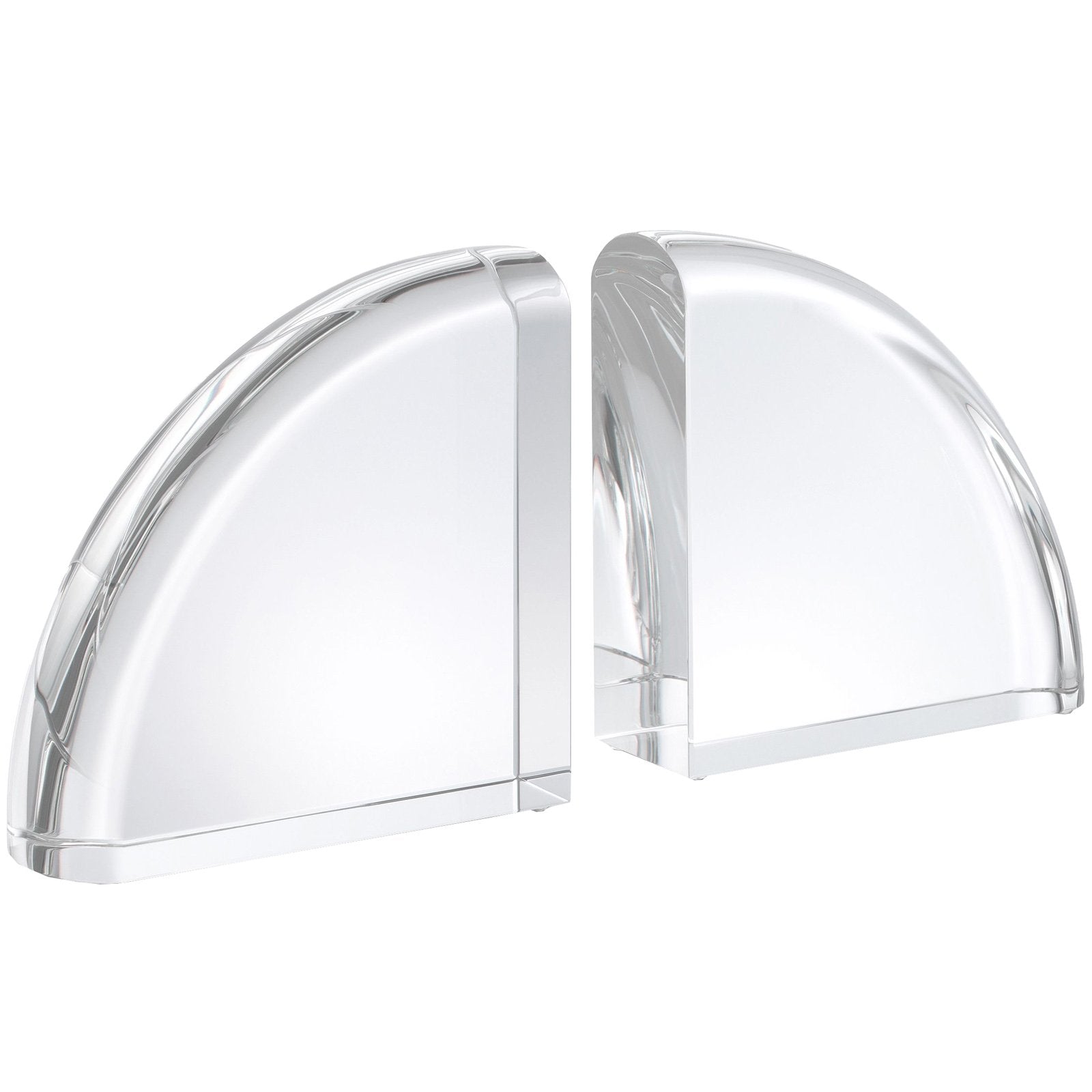 Decorage Crystal Glass Bookends, Set of 2 daylight