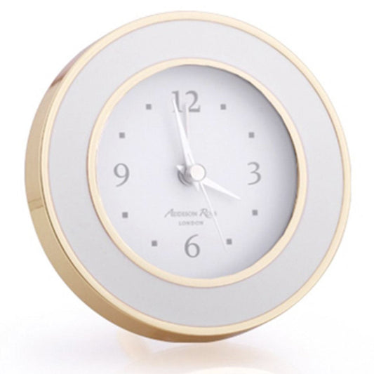 Chiffon Enamel & Gold Alarm Clock