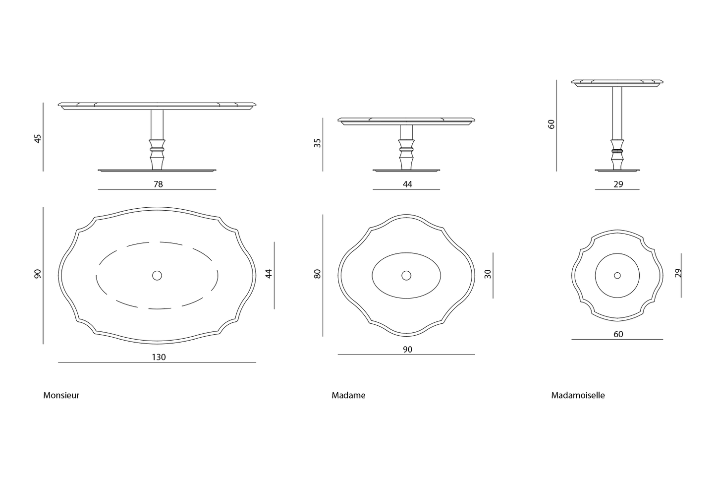 Visionnaire Chantilly Coffee Table