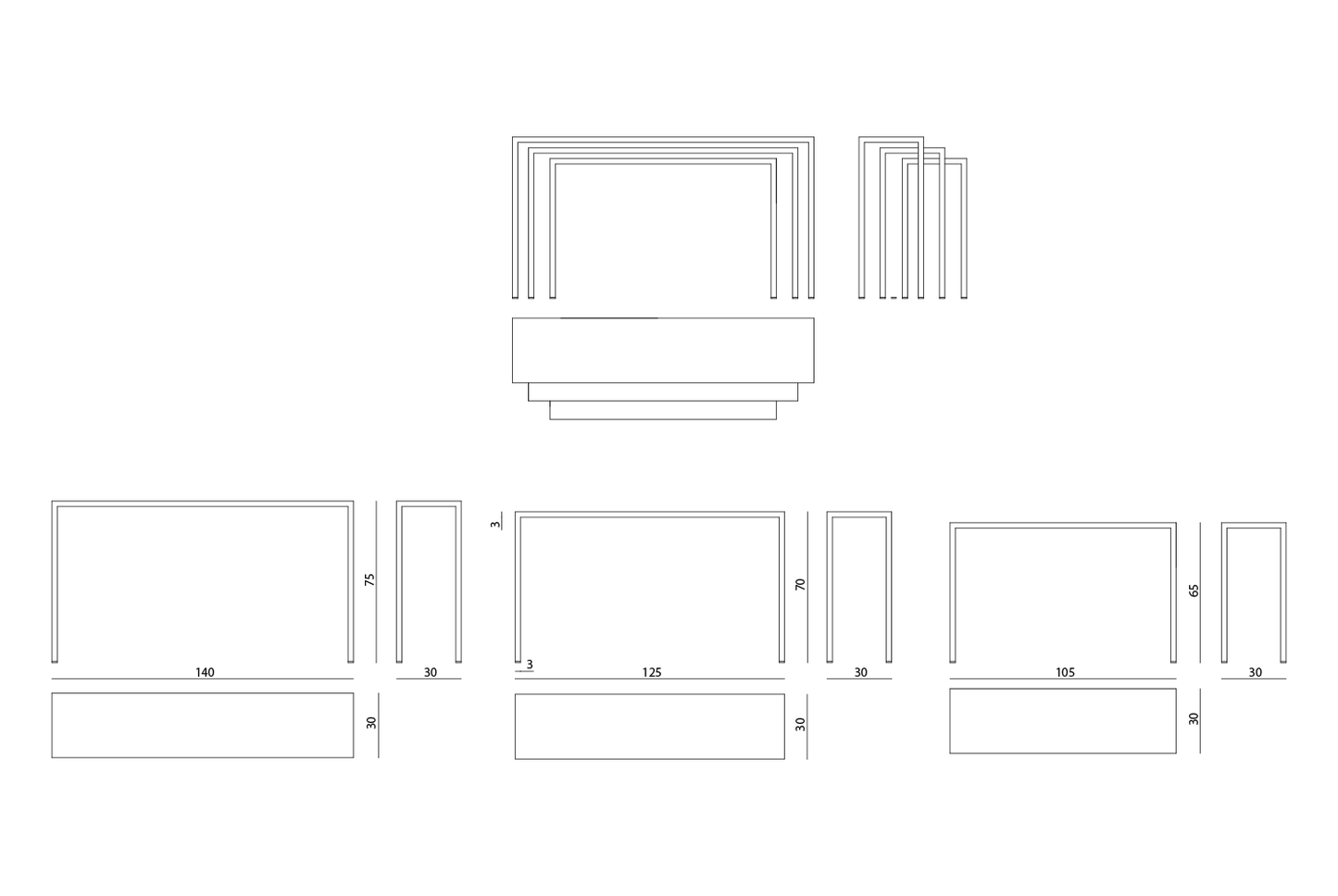 Vissionnaire Keu Console Table