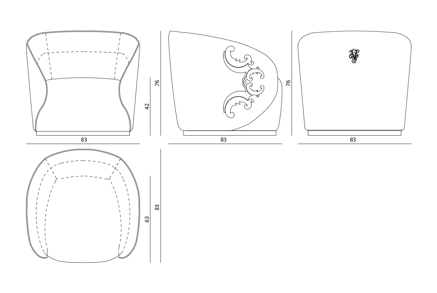 Visionnaire Mac Arthur Armchairs