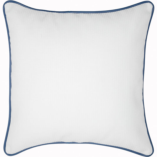 Navy & White Wainscott Outdoor Cushion