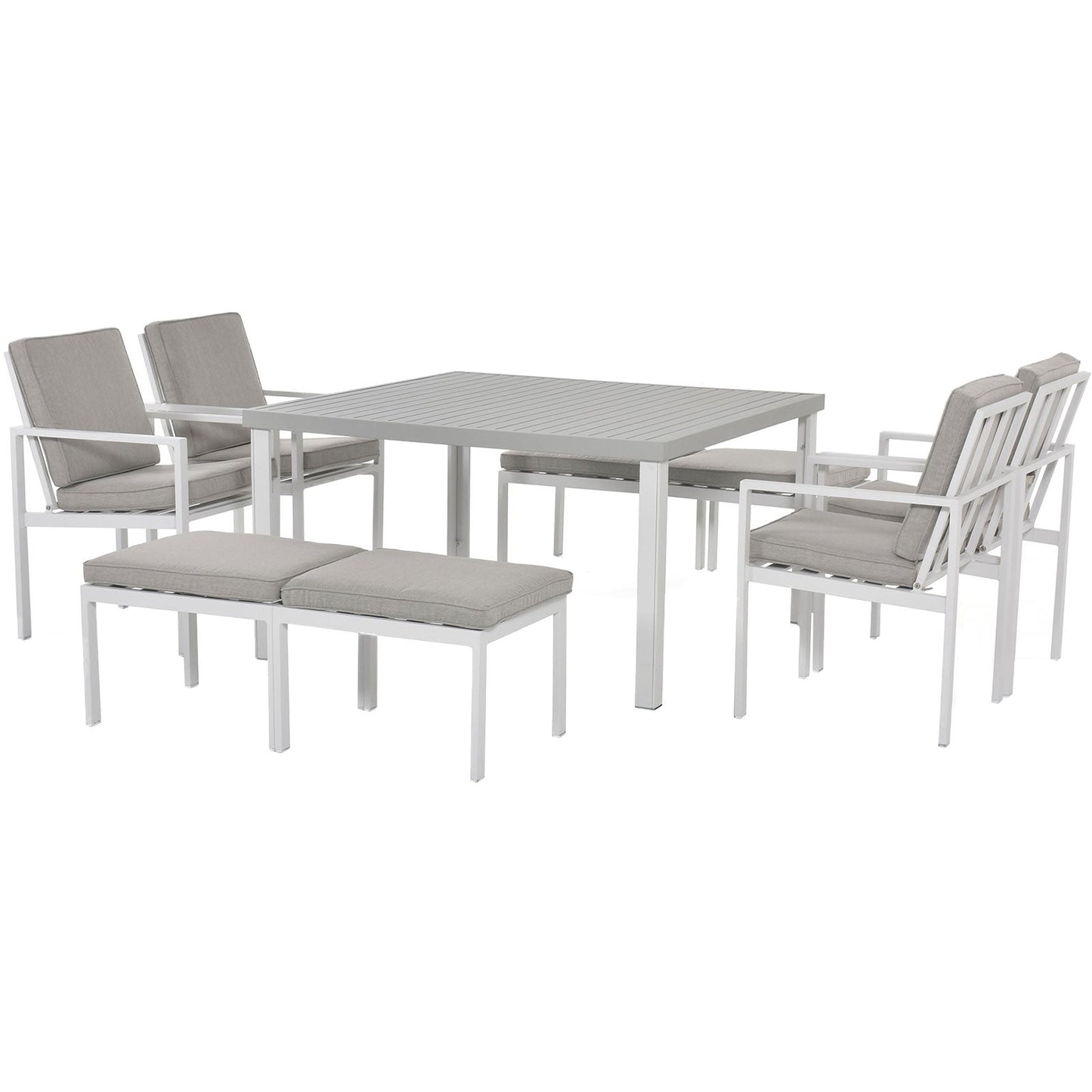 New York Outdoor 9 Piece Cube Dining Set