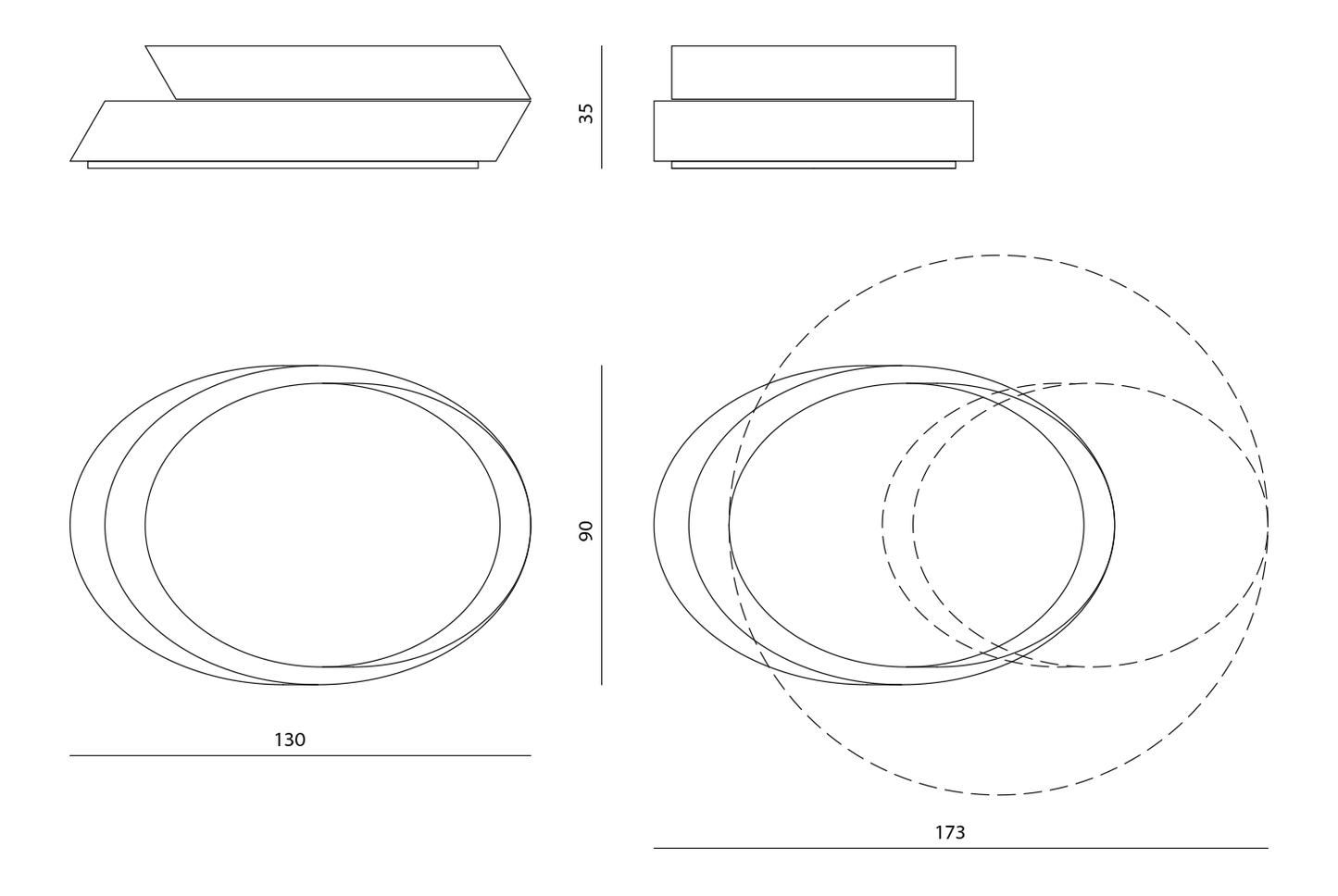 Visionnaire Rylan Coffee Table