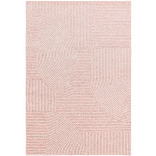 Pembroke Geometric Rug, Pink