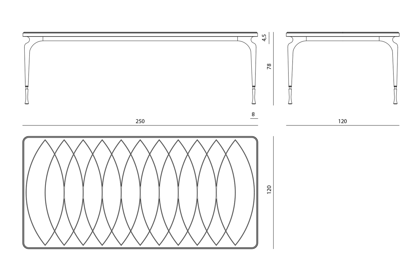 Visionnaire Thule Dinning Table