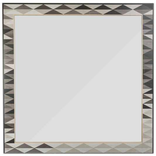 Henley Triangle Monochrome Square Mirror