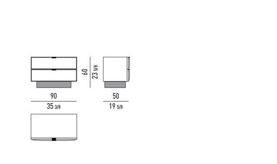 Minotti Morrison Bedside Table