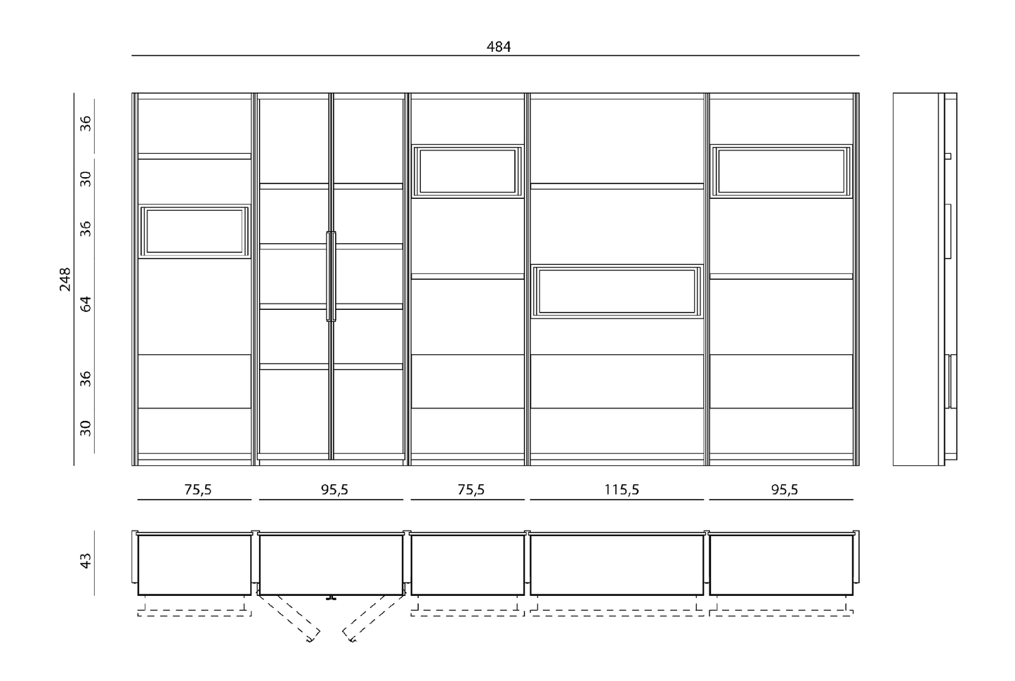 Visionnaire Genesis Bookshelf