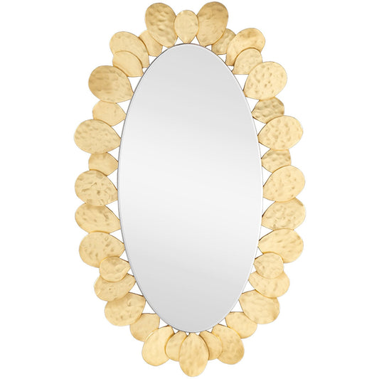 Gold Petal Mirror
