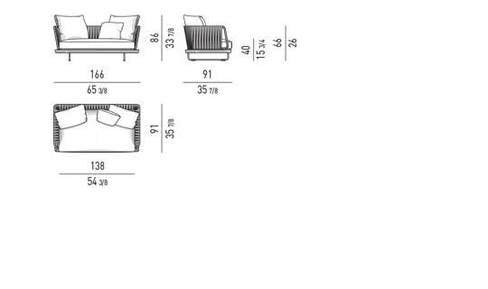 Minotti Sunray Sofa