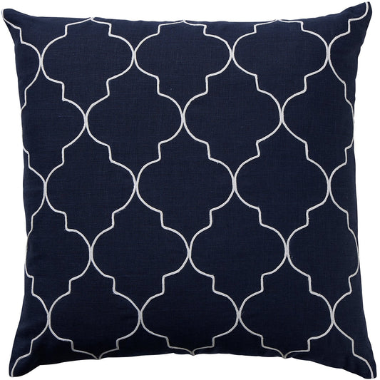 Linen Mykonos Blue Cushion