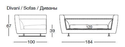Longhi Ansel Sofa