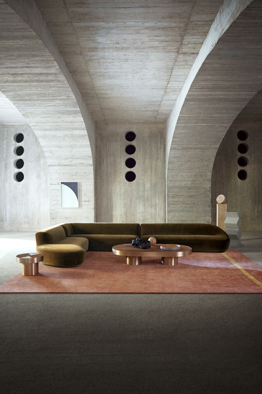 Fendi Astuccio Canes Coffee Table