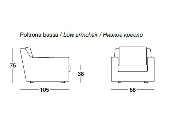 Longhi Baron Leisure Chair