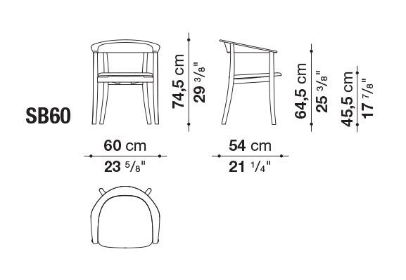 B&B Belle Dinning Chair