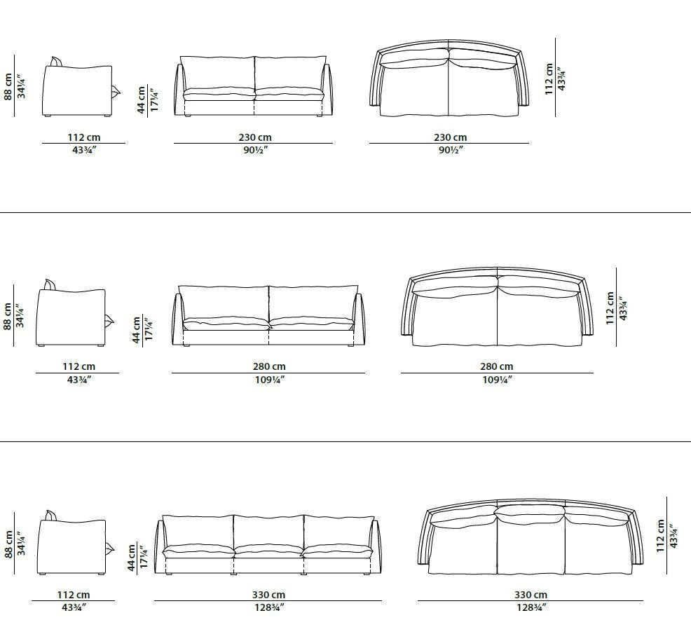 Baxter Brest Sofa