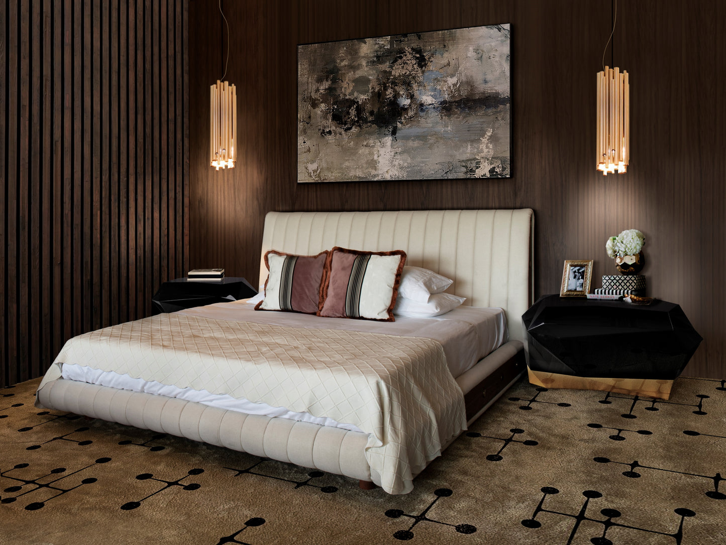Boca Do Lobo Diamond Nightstand