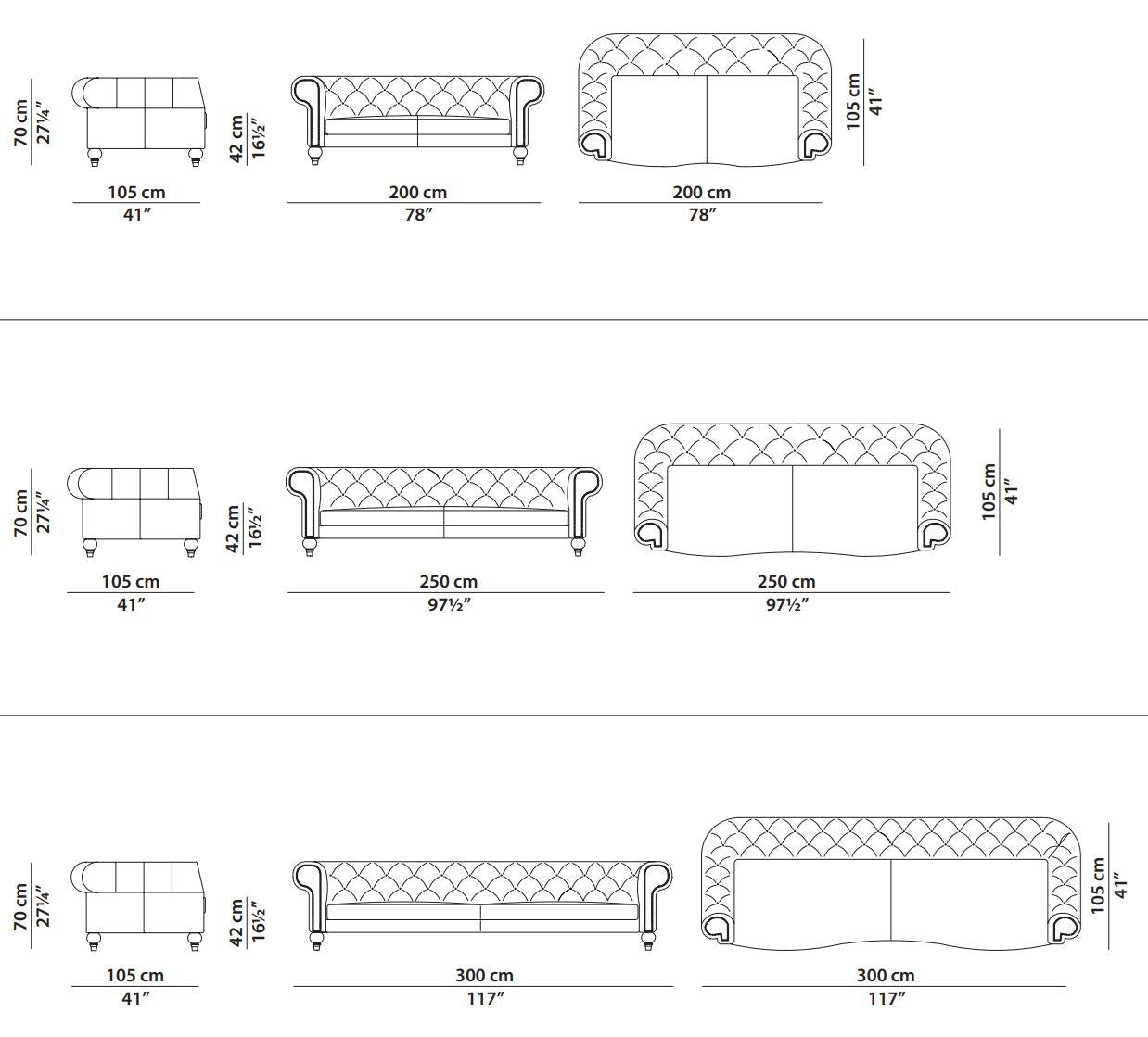 Baxter Diana Chester Sofa