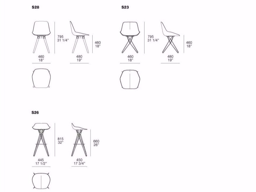 Poliform Harmony Bar Chair