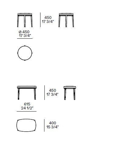 Poliform Henry Stool
