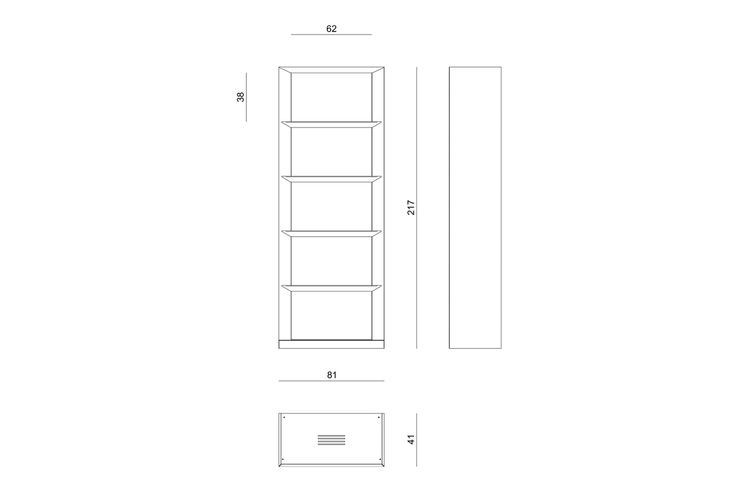 Visionnaire Karnak Bookshelf