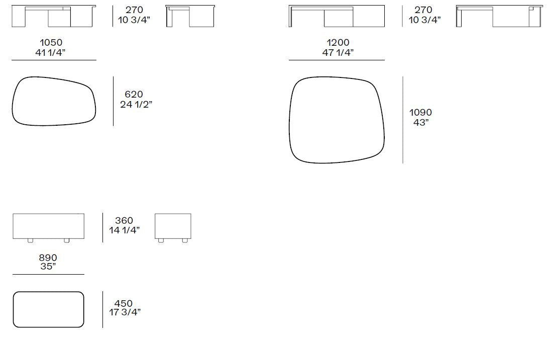 Poliform Koishi Coffee Table